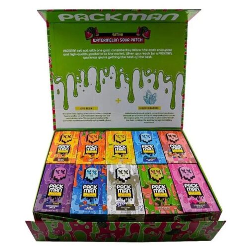Packman Blue Razz Ice Disposable Vape 2400 Puffs