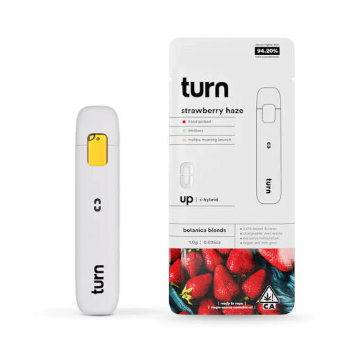 Turn Strawberry Chill Disposable Vape 8000 Puffs
