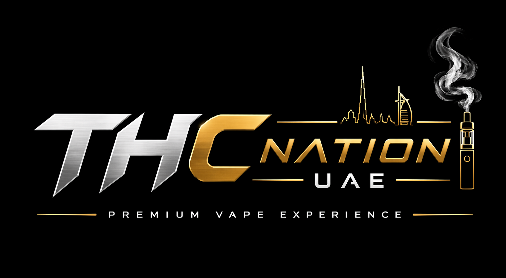 THC Nation UAE Premium Vape Shop UAE Logo